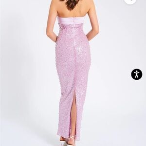 Miss circle pink dress